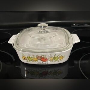Corning Ware L'Echalote Casserole Dish Part Of The Spice of Life Collection